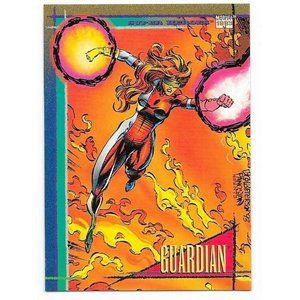 1993 Skybox Marvel Trading Card GUARDIAN Card #37 Female Super Hero